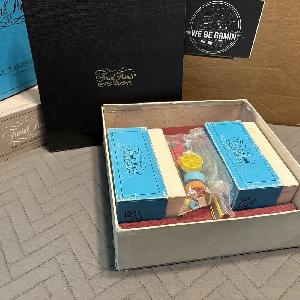 Trivial Pursuit Master Game Young Players Edition 1984 Vintage